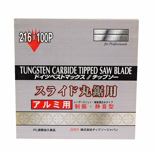 チップソージャパン TJ軽銀用216×25.4×100