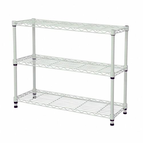 エイアイテック(AITECH)メタルラック本体 ホワイト 75x25x61.8cm 19[ファイ]スチールラックセット NS-7525WH