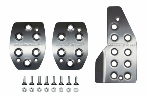 MONSTER SPORT スポーツドライビングペダルカバー クリヤ アルマイト ジムニー(JB23W)/ジムニーシエラ/ワイド(JB33W/JB43W) MT車用 〔JB23 MT〕 849500-5200M
