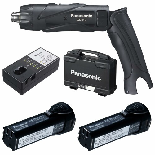 Ｐａｎａｓｏｎｉｃ 申し受けるスティックドリルドライバー ３．６Ｖ 黒いこと 容れもの付 EZ7410F03D-B