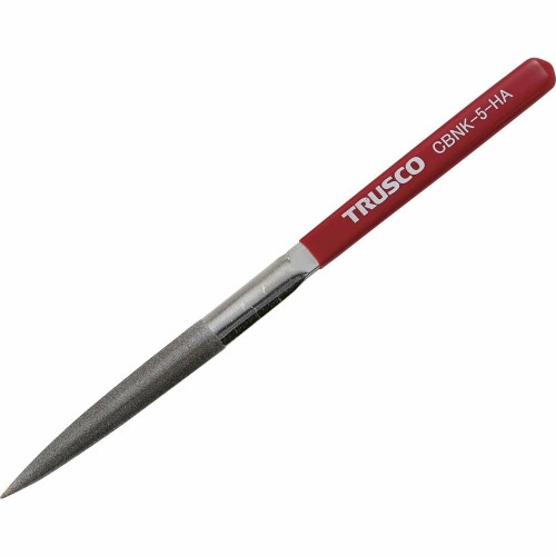 TRUSCO(トラスコ) CBNヤスリ 鉄工用 5本組 半丸 CBNK-5-HA