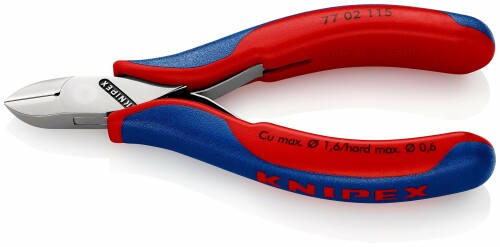 クニペックス KNIPEX 7702-115 電子工学ニッパー (SB)