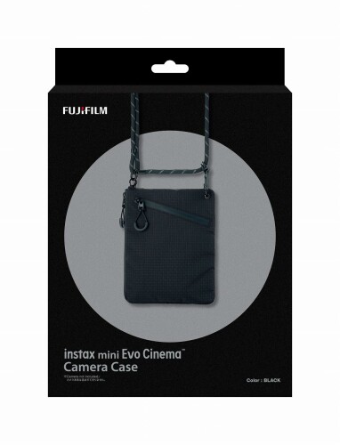 富士フイルム(FUJIFILM) インスタントカメラケース Instax Mini Evo Cinema専用 キャリーバッグ入れもの 黒いこと