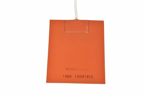 ThreeHigh シリコンラバーヒーター 100V 100W 100mm×125粍 SR100-100-100-125-P-L10