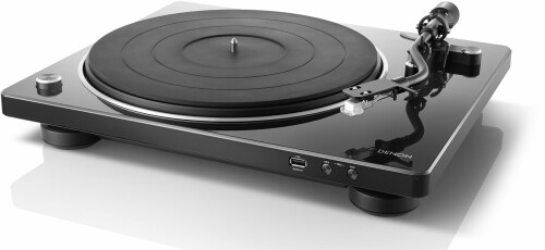 デノン Denon DP-450USB 電気蓄音機 USB吹き込み相応う 黒いこと DP-450USB-BKEM