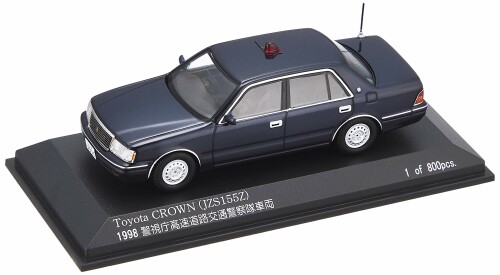 RAI\u0027S 1/43 トヨタ ジャケット冠 (JZS155Z) 1998 警視庁弾丸道路通い路付き合いお巡りさん隊鉄道車両 (面形 紺) 切り上げる品 H7439807