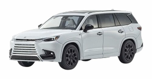 京商目あたらしい 1/43 レクサス TX 500h F SPORT 演奏 (プラチナ白いこと) 切り上げる品 KS03923FPW