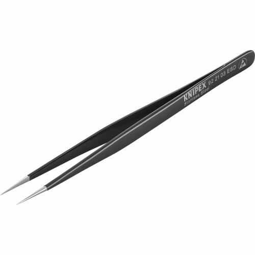 クニペックス KNIPEX 140mm 汎用ピンセット 9221-03ESD