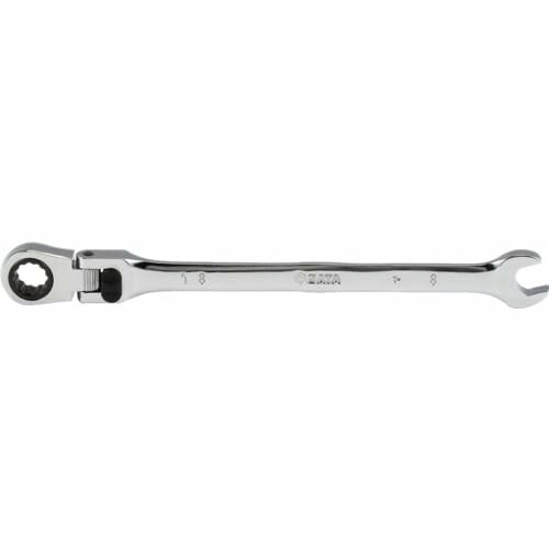 ＳＡＴＡ ロング首商い口ロッキングコンビネーションラチェットレンチ ２４粍 46816