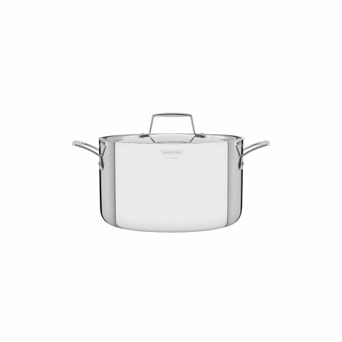 トラモンティーナ ディープ キャセロール 深型 両手なべ グラーノ 20珊 ステンレス鋼製 櫂三層 食洗機相応う 屁っ放り IH相応う ブラジル連邦共和国製 62144/200 TRAMONTINA