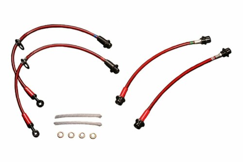 MONSTER SPORT ステンメッシュ・テフロンブレーキホース 4WD アルトワークス/ターボRS(HA36S)用 470561-7320M