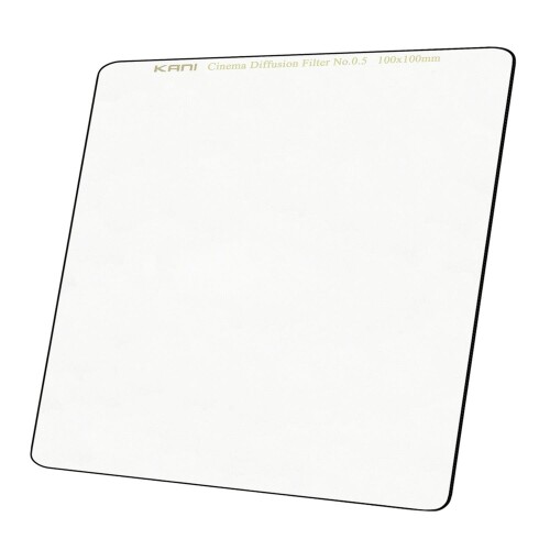 KANI 100mm幅 角型フィルター ソフトフィルター Cinema Diffusion Filter (CDF) No.0.5 100×100mm ソフト効果 コントラスト調整 低反射 撥水 撥油 防汚 ナノコーティング 810366
