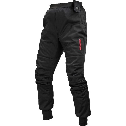 (KOMINE) バイク用 パンツ エレクトリックインナーパンツ12V EK-107 1181 秋冬春向け 電熱 防風 08-107 Black XL