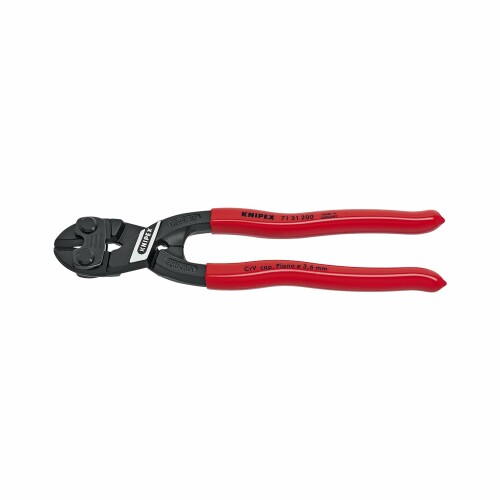 KNIPEX クニペックス CoBoltコボルト 小型クリッパー リセス付 全長200粍 プラスティックコーティングハンドル 7131-200