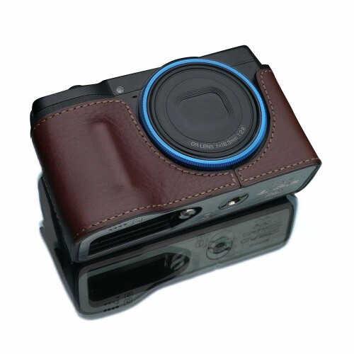 GARIZ RICOH GR III 用 本革写真機容れもの HG-GRIIIBR 赤銅色