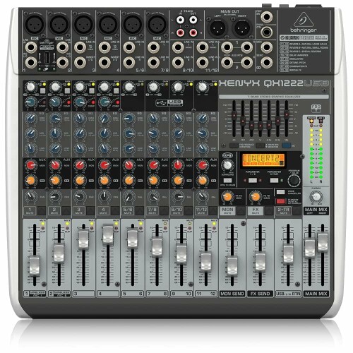 BEHRINGER ベリンガー QX1222USB マルチエフェクター搭載USBミキサー