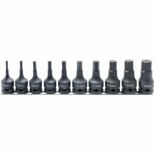 コーケン 1/2(12.7粍)SQ. インパクトヘックスビットソケットレールセット 10ヶ組 RS14012M/10-L60