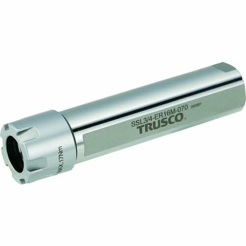 TRUSCO(トラスコ) NC旋盤用コレットホルダ ERMショｰトノｰズコレットホルダSSL型(メトリック) シャンク径25 全長129 ER20用 SSL25-ER20M-105