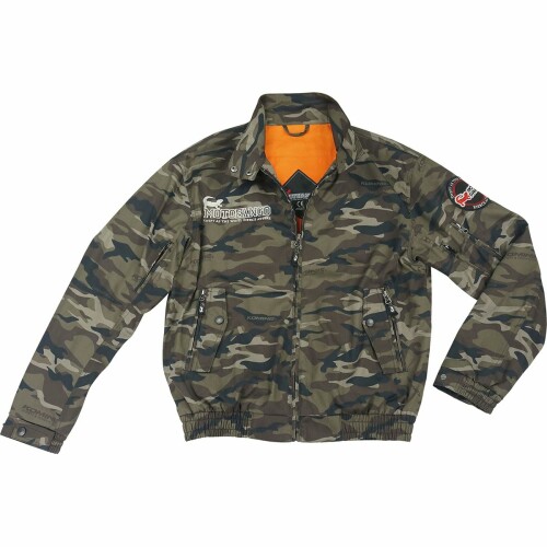 コミネ(KOMINE) バイク用 ジャケット プロテクトスイングトップジャケット CAMOUFLAGE M JK-591 1134 オールシーズン向け CE規格レベル2 プロテクター