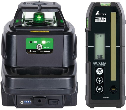 シンワ測定(Shinwa Sokutei) スピニングレーザー Ｈ－３ 緑であること 70807