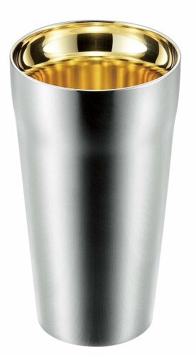よこやま 燕人の匠 「プライム」 内面金メッキ ダブルタンプラー 300ml ET-1000