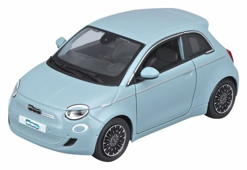 Bburago 1/24 フィアット 500e (2003) ライトブルー 完成品 BUR21110BL