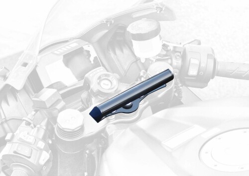 キジマ(Kijima) バイクパーツ ステー ハンドル マウントバー スチール製 CBR600RR ('20-) [ファイ]22.2mm ブラック 204-0705