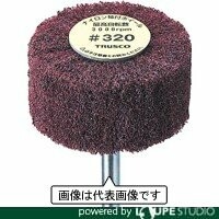 TRUSCO(トラスコ) ナイロン軸付車輪外径[ファイ]100×奥ふかさ25×軸6 400# UFN1025400