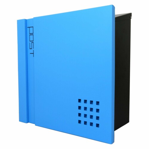 アイホーム(Ihome) 雁の使い郵便受け pm46 pm465 青碧 本体: 奥ふかさ14.5珊 本体: 高さ36珊 本体: 幅36.5珊 御前上等キーホルダー1個、カギ2本、船がかり繋ぎ4本、螺子釘4本、予防医学栓4個