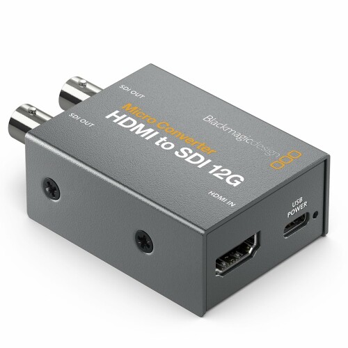 Blackmagic Design CONVCMIC/HS12G/WPSU Micro Converter HDMI to SDI 12G PSU(力強さ提供嘱する)