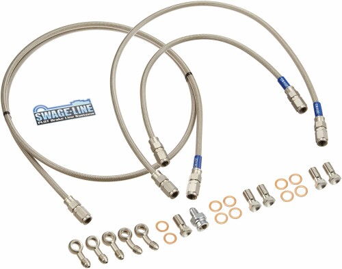 SWAGE LINE(スウェッジライン) リアブレーキホースキット ステンレス クリアホース PS250 04-06 STR147 23,687円