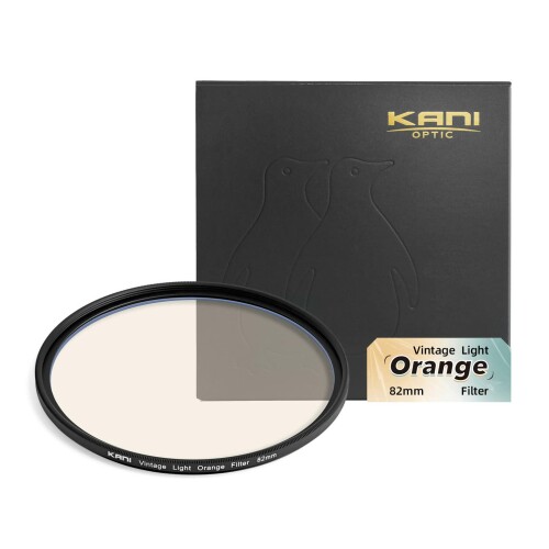 KANI レンズフィルター ヴィンテージライトオレンジ/ビンテージ調 (82mm)