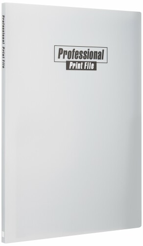 FUJICOLOR ポケットアルバム プロフェッショナルプリントファイル A3 ・ A3ノビ 40枚収納 205101 グレー