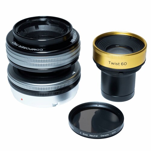 Lensbaby ティルトレンズ Composer Pro II + Twist 60 & NDフィルター ソニーEマウント用 焦点距離60mm F2.5 フルサイズ対応 028654