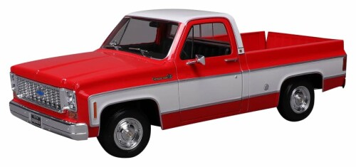 京商 (Kyosho) Maisto 1/18 1974 シボレー C10 気が小さいアン 百貨店 寄せあつめる 赤いこと/白いこと 遣っ付ける品 MS31467RW
