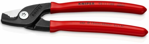 クニペックス KNIPEX 有線テレビ切り手 踏み段撥ねのける 9511-160SB