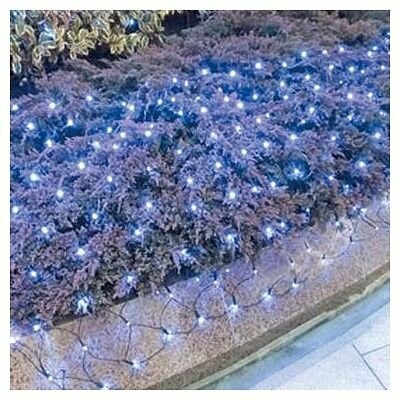ジェフコム LEDルミネーション 繋ぎ合わせる手合い LEDはりつけ台サイバー空間 2m×1m 2色 白×青 SJ-N10-WB