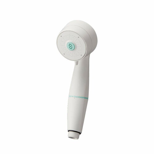 SANEI(サンエイ) シャワー頭顱 ミガミ 標準尺度 ヘアクレンジング 浄水 脱Cl 節水30% なおなお書き7060-80XA-MW2 引っ敷き白いこと