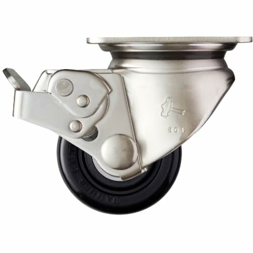 鉄槌キャスター(Hammer Caster) オールステンレス鋼低床足手まとい重用回転させる式 ナイロン拷問台 ボールベアリング 65粍 SP付 545S0S-NRB65