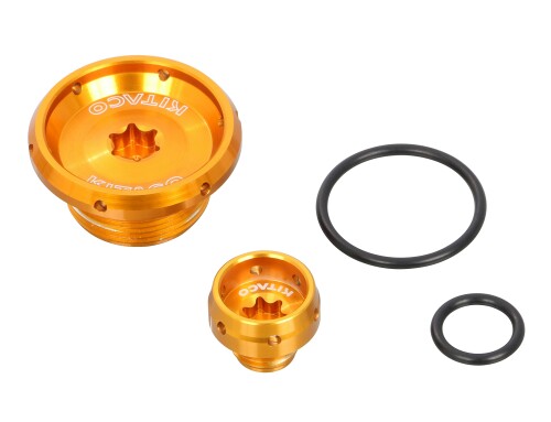 キタコ(KITACO) タイミングホールキャップセット タイプ2 (ゴールド) CT125ハンターカブ(JA55/JA65) モンキー125(JB02/JB03/JB05) ダックス125(JB04/JB06) レブル250(MC49)等 753-1001170