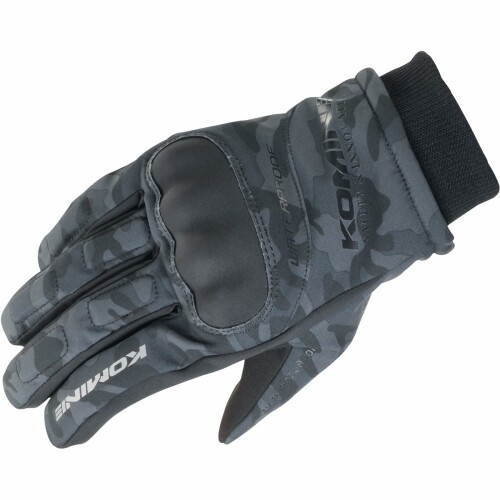 コミネ(KOMINE) バイク用 グローブ WPプロテクトウインターグローブ-キトラ Neo Black Camo XL GK-816 1080 春秋冬向け 防水 プロテクター