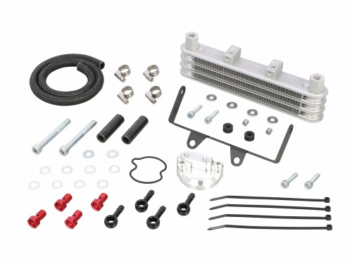 キタコ(KITACO) スーパーオイルクーラーキット 3段コア (フレーム下部マウント) CT125ハンターカブ(JA65) 360-1471100