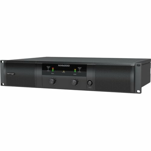 Behringer パワーアンプ 最大2 NX6000 x クラスD設計 3000W SmartSense