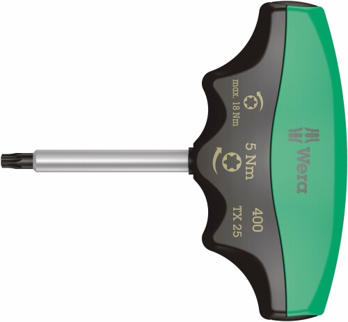 Ｗｅｒａ ４００ トルクドライバーＴ型 トルクスＴＸ２５ ／ ５．０ Ｎｍ