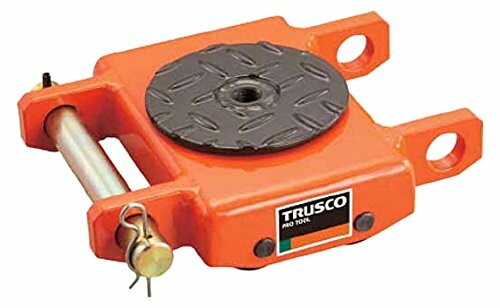 TRUSCO(トラスコ) オレンジ色巻き ウレタン拷問台付 低床型 2TON TUW-2T