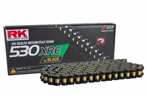 アールケー(RK) バイク用チェーン ED.BLACK(ブラック) BL530XRE 120L