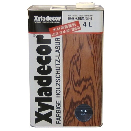 日本エンバイロ キシラデコール/高性能木材保護着色塗料 エボニ 4L （153924）