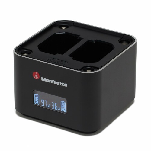 マンフロット(Manfrotto) Pro CUBE3 ツインチャージャー ソニー用(α1 /α9 II /α7シリーズ /α6400 /α6000 /FX3 /FX30 /ZV-E1 /ZV-E1 II/ZV-1 II/ZV-1F /RX1R II /RX100M7 など) USB-C PD3.0 30W急速充電対応 MANPROCUBE3S