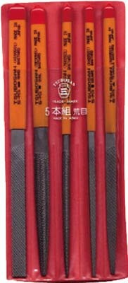 ツボサン 組ヤスリセット5本組 荒目 ST00501