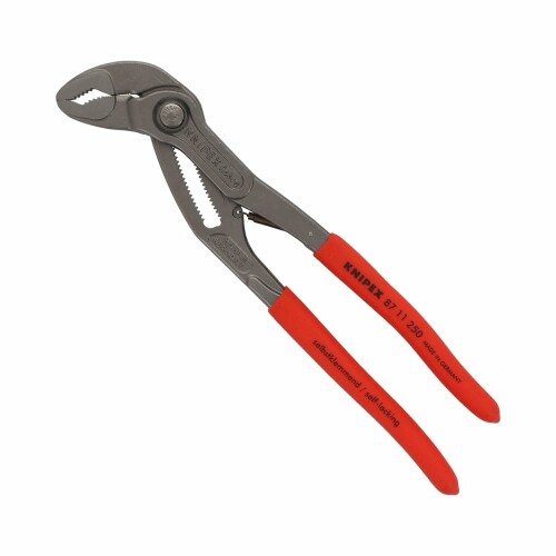 クニペックス KNIPEX コブラマチックウォーターポンププライヤー 合わせる段数25段 全長250粍 8711-250SB
